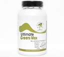 Ultimate Greens Max - Kelp Bladderwrack Dulse Clubmos Irish Mos Gentian - 90 קפסולות - No Additives - Naturetition Supplements