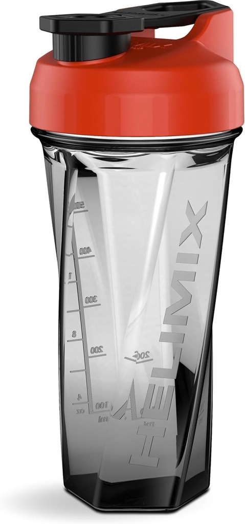 HELIMIX 2.0 וורטקס בלנדר שאקר, 29 Fluid Ounces, פלסטיק, No Shaking אביזרים Needed, Odor Resistant, Leak Proof, Durable, Easy to נקיים, Sturdy Loop עבור תחבורה