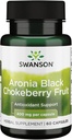 Swanson Full Spectrum Aronia (Chokeberry) 400 מיליגרם 60 קפסולות