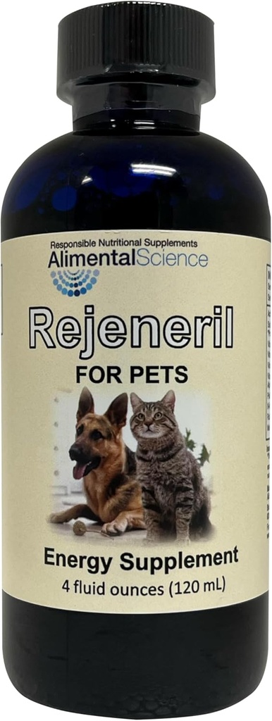 Rejeneril-FP 4oz עד 240 משרתים באופן טבעי Relieve Fatigue בחיות מחמד להגדיל את האנרגיה רגילה Appetite Immune תמיכה הכלב Cat & Pet Formulation Antioxidant ויטמין מינרלים Longevity Vitality