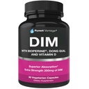 Pure DIM תוסף 250 מ"ג Diindolylmethane Plus BioPerine ו Dong Quai - תמיכה הורמונלית עבור נשים וגברים, Menopause & Estrogen תמיכה - 90 קפסולות צמחוניות
