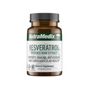 NutraMedix Resveratrol קפסולות - זמינות אנטי-חמצן תוספת מפלט יין אדום + Grape Skins - 200 מ"ג יפני קנוט בהשראת Immune & Cardiovascular Support (60 קפסולות)