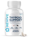 תוספי התמיכה של MD Thyroid עבור גברים ונשים - תערובת מקיפה של מזונות לתמוך בתפקוד Thyroid בריא עם ויטמין חיוני, מינרלים ו Herbs (90 קפסולות, 30 משרתים)