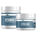 Earthborn Elements ויטמין C ו- Citric Acid Bundle, גדלים שונים, מזון בטוח, משמרות ותוספים
