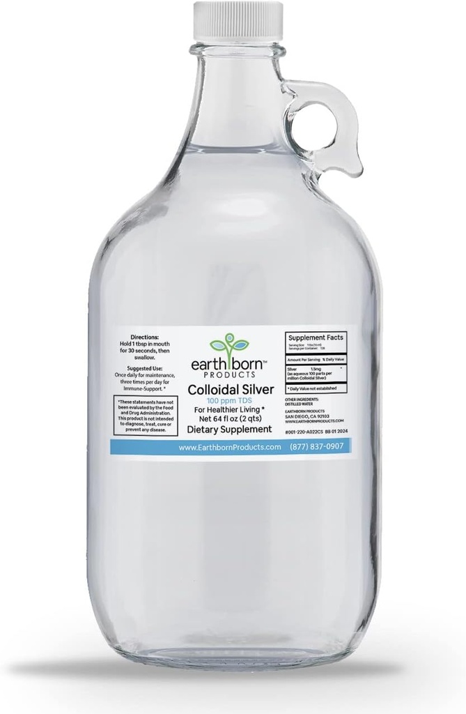 Monatomic Colloidal Silver (64OZ)