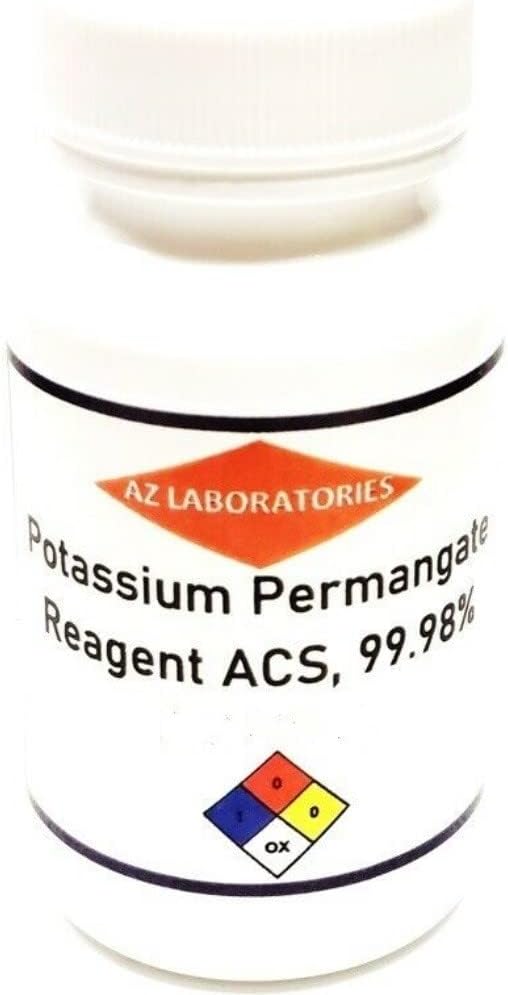 Potassium Permanganate - אבקת זרימה חינם / 16 OZ / High Purity / ארצות הברית Made / Same Day Ship