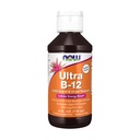 תוספי מזון עכשיו, אולטרה B-12, נוזל, 800 mcg Folic Acid, ייצור אנרגיה סלולרי *, 4Ounce