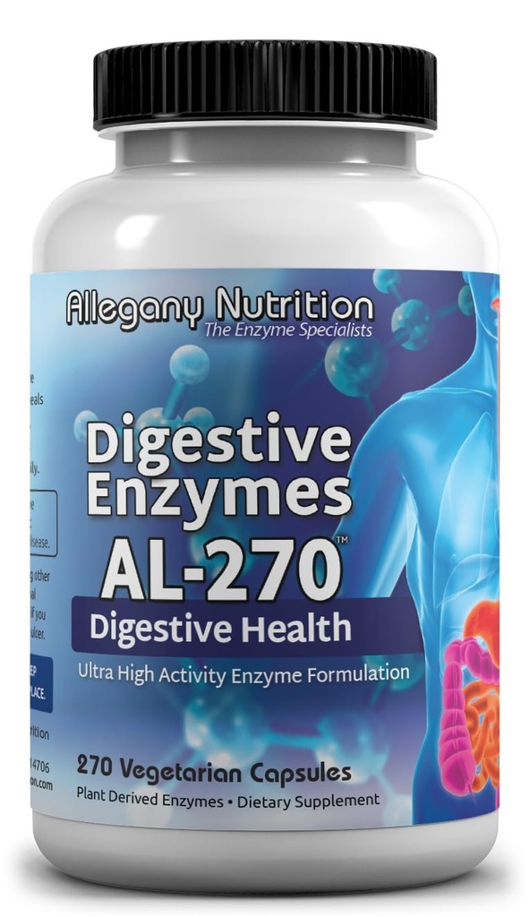 Gluten Free Digestive Enzymes - 270 הרוזן