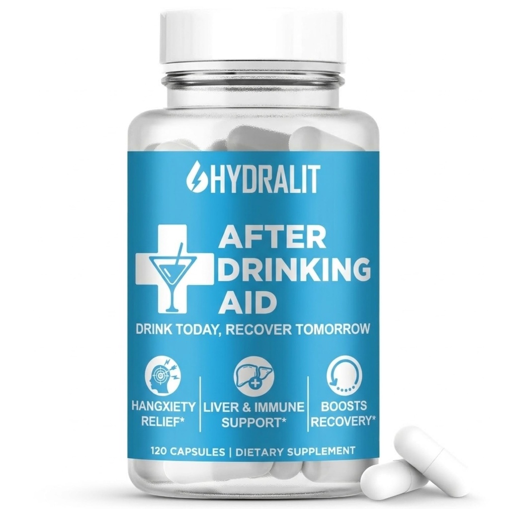 לאחר שתיית תוסף Pre Game Party Pills Electrolytes hydrotion DHM Milk Thistle Weekend Recovery ויטמיניםs הקלה פורמולה Better Mornings אלכוהול Liver בריאות תמיכה 120 קפסולות