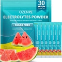Electrolytes אבקת Packets, 30 Sticks hydrotion Packets סוכר חינם, אלקטרוליט שתי לערבב אלקטרוליטה Packets עבור הידרציה מהירה, 0 סוכר ו 0 Calorie, Watermelon Flavor