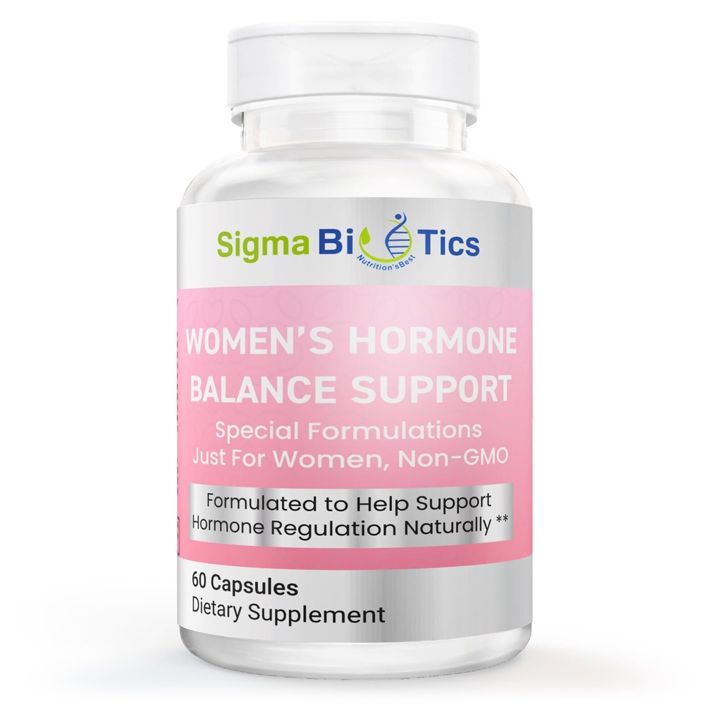 תמיכה הורמונלית של נשים - תוספת צמחית עבור Menopause, Hormonal & Reproductive Health - תוספי non-GMO עם Soy Isoflavones, Black Cohosh, Dong Quai - 60 קפסולות