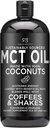 Radha Beauty Premium MCT שמן מיוצר רק מ- non-GMO קוקוס - 15.8oz. Keto, Paleo, Gluten Free and Vegan Approved.