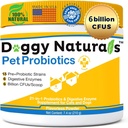 פרוביוטיקה לכלבים וחתולים - Max-Strength with15 Strains Pre &Probiotics Digestive Health, להגדיל ולשמור על כראוי Gut פלורה (Made בארה"ב) 7.4 Oz (6 מיליארד CFU Per Scoop)