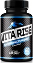 Vita Rise Pills for Men, Vita Rise Peak Performance Supplement, All Natural Male קפסולות לתמיכה כללית בבריאות ובבריאות, Vita Rise Pro Tablets, VitaRise (60 קפסולות)