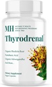 MICHAEL'S Health Naturopathic תוכניות Thyrodrenal - 120 קפסולות טבעוניות - תמיכה בריאות Thyroid & Adrenal - עם ויטמין C - 60 משרתות