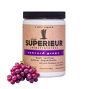 Superieur Electrolytes - Plant Based Electrolyte תוסף w/Sea מינרלים עבור hydrotion & Recovery-Keto Friendly, Non-GMO, Zero Sugar, Healthy Sport Drink - Concord Grape (70 משרתים)