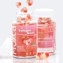 חניכיים קולגן - 60 הרוזן, Hydrolyzed Collagen Type 1 ו 3,Vitamin C עבור נשים גברים בריאות שיער משותף תמיכה, non-GMO, gluten-Free,Gela-Free (120 Counts)