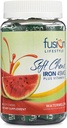 תוספת ברזל לנשים וגברים, Watermelon Flavored Iron Soft Chew Plus ויטמין C עבור הגנה על ברזל ואנמיה, 1 חודש אספקה, 30 ספירה