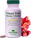 Smaine Urinary Tract ניקוי & Protect - 30 ct, Bladder תמיכה תוספת לנשים, Flushes Urinary Tract. משלב את Cranberry Proanthocyanidins עם Hibiscus.
