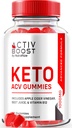 NutraRize Activ Boost Keto ACV Gummies - תוסף Keto לירידה במשקל מתקדם, כוח מקסימלי, Gomitas ביקורות (60 חניכיים)