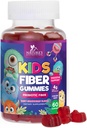 חניכיים סיבים לילדים, Daily 4g Gummy סיבים תוסף, Prebiotic Digest Digestive Health Support - Nature's Plant Based Soluble סיבים, תומך סדירות וחשיפה לילדים שאינם GMO - 60 חניכיים