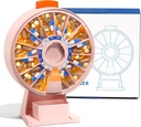 Odaro גדול גלולות Dispenser, מארגנת גלולות שבועיות 7 יום Am Pm / 14 יום גלולות Box, Daily Medicine Pill מארגנת עם Wall-הרed או עומד בשימוש עבור ויטמין, תרופה - ורוד - ורוד