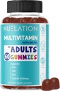 גברים ונשים Multivitamin Gummies מסטיק יומי מעוגל היטב עם ביוטין 5000 mcg. Non-GMO, 60 Count, 30 משרתים. ויטמין רב למבוגרים לתמיכה בחיסון, כלולה