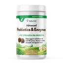 NaturVet Advanced Probiotics & Enzymes, PB6 כלב רך צ'יפס כדי לעזור Stomachs רגיש ובעיות עיכול, Hickory עשן בייקון פלבדורed Pet עבור כלבים מעל 6 שבועות, 70 הרוזן ג'ארד