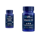 Life Extended Optimized Folate Heart & Brain Support Tablets and ויטמין D3 Bone, Brain & Immune Health Softgels - 100 טבליות, 60 Softgels