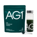 AG1 Greens אבקת תוסף | שיפור הבריאות של Gut | Multivitamin, Probiotic, Gluten Free, Vegan and Keto Friendly | Shaker & Scoop Included | 75 ויטמינים (Athletic Greens), פורמולה קלאסית