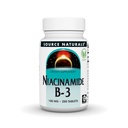 מקור Naturals Niacinamide B-3, 100 מ"ג תוספת - 250 טבליות