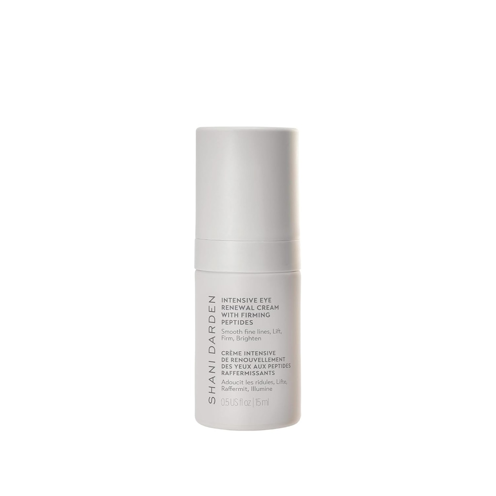 SHANI DARDEN Intensive Eye חידוש Cream, hydroting under Eye Cream for Dark Circles, קווים יפים, Wrinkles & Crows Feet with Niacinamide, Shea Butter & Ceramide, Crease-Free & Makeup-Ready, 0.50 oz ozz