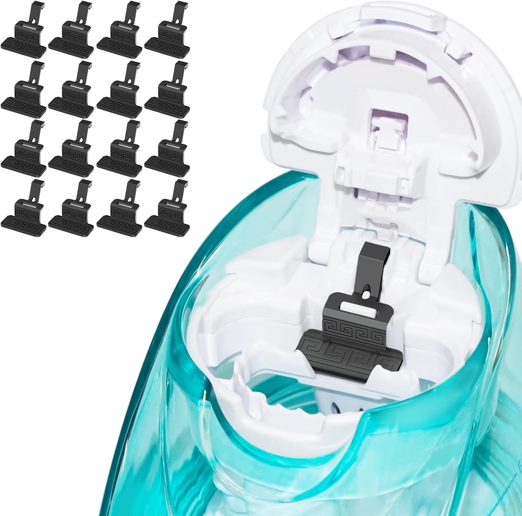 FireAnt Silicone Saline Pods Refills אביזרים תואם Navage Nasal Care, 16 Pack Reusable Silicone Salt Pads Refills החלפתs, Easy Operation (Black 16 Packs)