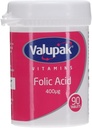 ויטמינים Valupak תוספי Folic Acid 400mg 90 טבליות