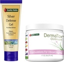 הרגלים בריאים Skincare Bundle - 1.7oz DermaTox Ointment ו-1.5 oz Silver Defense Gel - All Natural, All Purpose, Safe and Effective Skin Nourishment