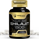 ההימלאיה Shilajit for Men - 1500mg Shilajit קפסולות לגברים, Pure Shilajeet for Women with Occuring Fulvic Acid - Shilajet for Enhanced Energy and Immune Support - 120 Count (Pack of 1)
