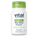 Vital Nutrients Pro Pets Probiotics for Dogs and Cats | Dog Probiotics for Digestive Health, Gut Health, Occasional Diarrhea* | Tasty Meat Flavor | Non-GMO | Hyperbiotics | 60 Micro Tablets