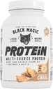 אבקת חלבון שחור Magic אבקת Whey Egg Casein Complex + Enzymes & MCT של התאוששות 2lbs Cinnamon Toast Cereal Flavor
