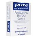 Pure Encapsulations PureNutrients EPA / DHA מסטיקמי |מי רך צ'או כדי לתמוך בתפקוד קוגניטיבי בריא ו- Daily Wellness | 36 חניכיים טבעיות
