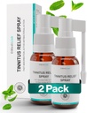 Medilisk Tinnitus Relief Spray – Supports Tinnitus Relief for Ringing Ears – Herbal Ear Care Products – Tinnitus Treatments Prevention – Non-Steroidal & Hypoallergenic – 1 Fl Oz​ – Pack of 2