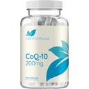 Clear Formulas Quick Absorption CoQ10 200 מ"ג - Coenzyme Q10 חומצה פולית עבור אנרגיית לב ותמיכה Aging - High Stability CoQ10 Ubiquinone קפסולות - Made in a cGMP US Lab