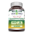 פורמולה מדהימה Glucosamine Sulfate 1000 מ"ג תוספי תזונה | Non-GMO | Gluten Free | Made in USA (Unflavored)