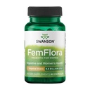 Swanson FemFlora - Feminine Probiotic תוספת תמיכה פלורה של הפה, GI Tract ו Vagina - פרוביוטיקה לנשים עם 9 מיליארד CFU Per כמוסות - (60 קפסולות)