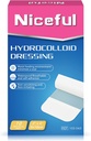 10 הרוזן hydrocolloid Bandages גדול, 2 " x 4" hydrocolloid Wound Dressing Extra Thin for Light Exudate, hydrocolloid Gel Bandages Fast Healing