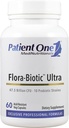 מטופל אחד פלורה-Biotic Ultra | תוסף פרוביוטי לתמיכה ב-In Balanced Intestinal Flor* | 47.5 מיליארד CFU Plus 10 Probiotic Strains