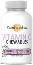 ויטמין C Chewables | 500 מ"ג ויטמין C כ- Ascorbic Acid לכל משרת | ברי Blast Flavor
