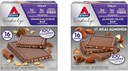 Atkins Endulge Treat Bars, Crunchalicious & Almond Craze Flavors, 1-2g Net Carbs, 1g Sugar, Goodfi Source, Keto Friendly, 16 Count