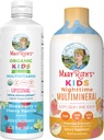 MaryRuth's Nighttime Multimineral (Peaches & Cream) ו- Multivitamin Liposomal (Strawberry Cherry & Vanilla) לילדים | פרויקט תוויות נקי מאומת ®