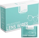Lens ניקוי Wipes for Eyeglasss, Eyeglass ניקויer, Pre-moistated Individually Wrapped Sracth חינם Streak חינם Streak Wipes עבור Labtop, sunglass, מצלמה, Goggles על ידי Loys מתקדם Pro, 210 ספירות