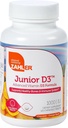 Zahler Junior D3 Chewable 1000IU, ילדים ויטמין D, ויטמין גדול Tasting Chewable ויטמין D לילדים, ויטמין D3 1000 IU לילדים, Certified כשר, 240 טבליות Chewable